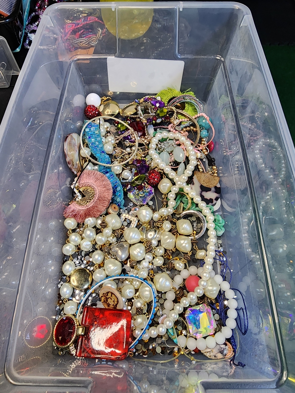 1lb Vintage And Fashion Jewelry Lot - May Or May Not Have Matches